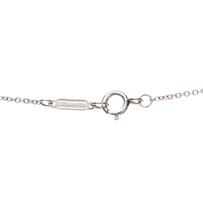 Tiffany Platinum Diamond Small Jazz Cross Pendant Necklace 5 of 6