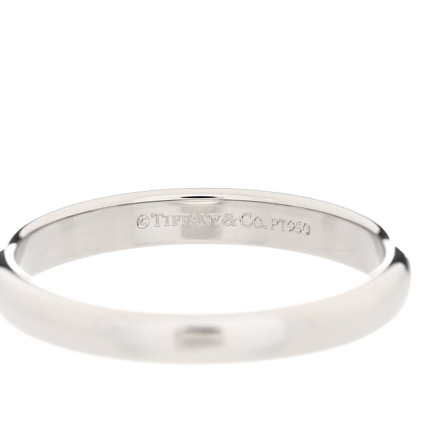 Platinum 3mm Forever Wedding Band Ring 57 8