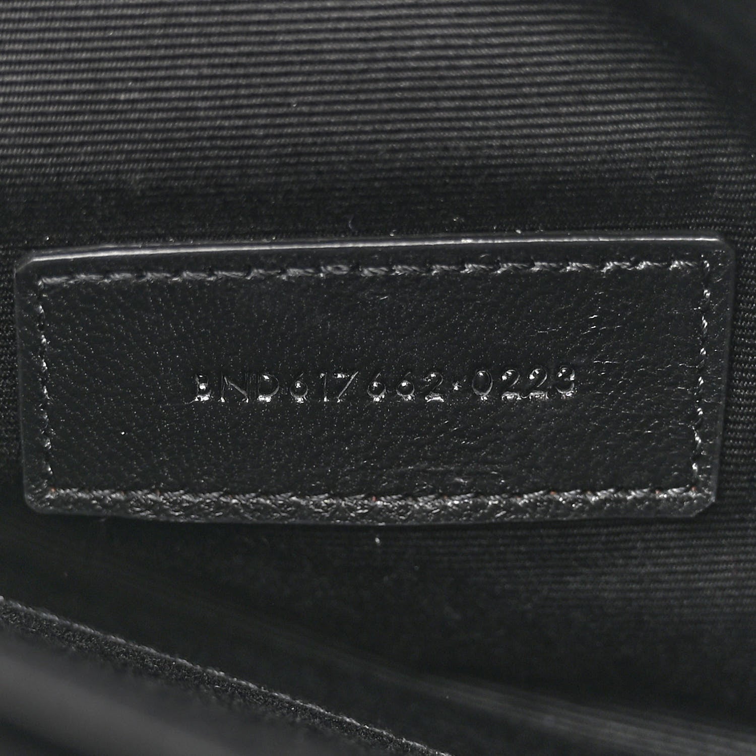 Saint Laurent Grain De Poudre Matelasse Chevron Monogram Envelope Clutch Black 7 of 11