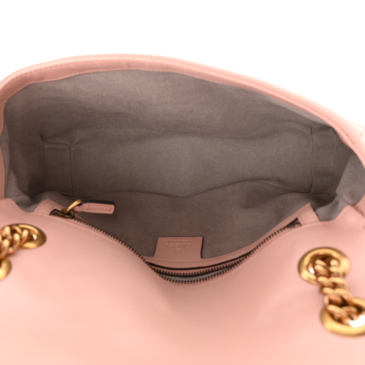 Calfskin Matelasse Small GG Marmont Shoulder Bag Perfect Pink