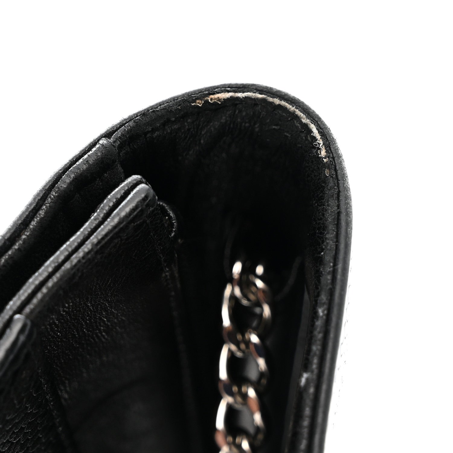 Chanel Caviar Timeless CC Wallet On Chain WOC Black 16 of 18
