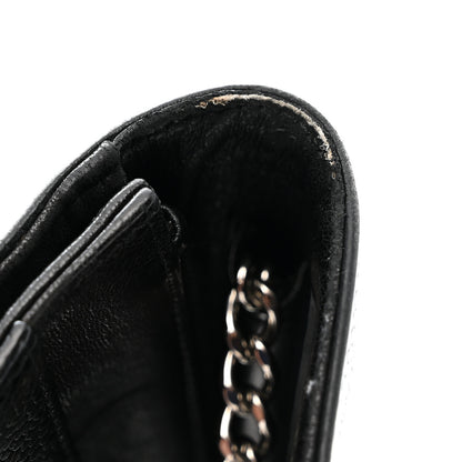 Chanel Caviar Timeless CC Wallet On Chain WOC Black 16 of 18
