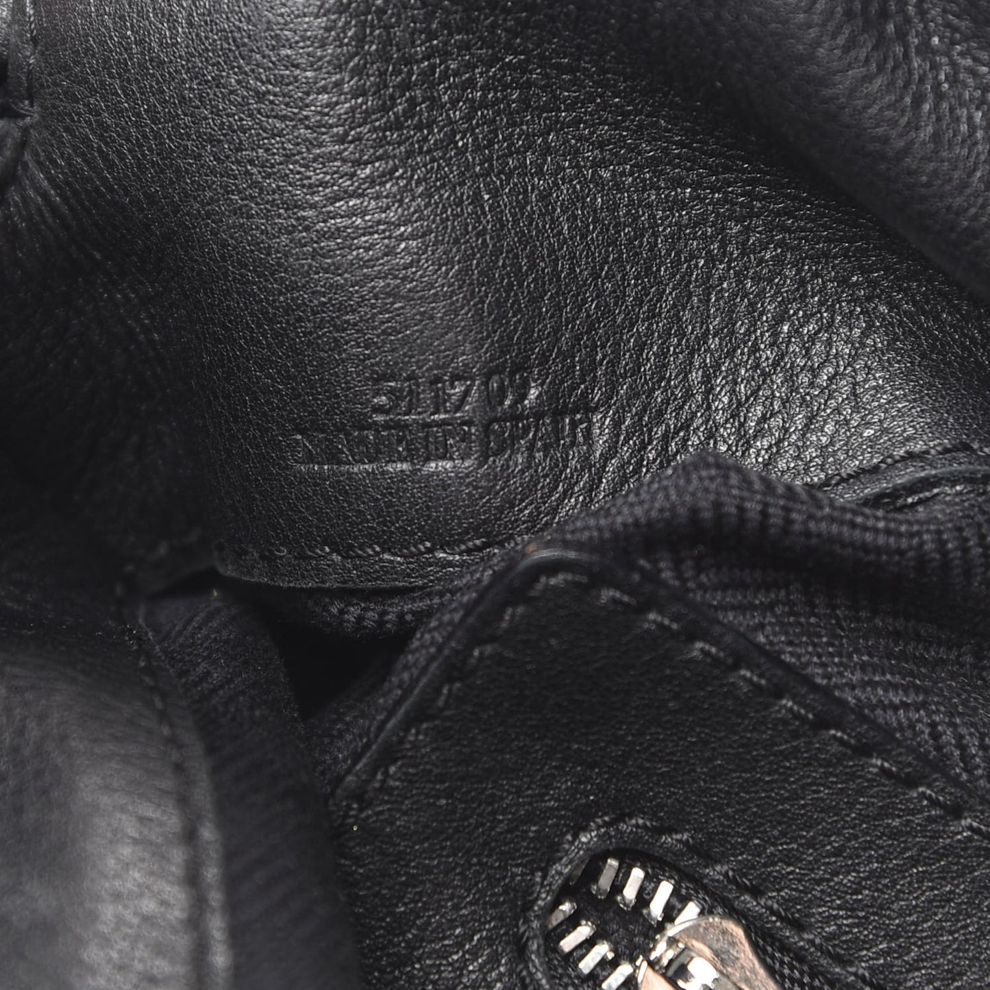 Calfskin Small Flamenco Knot Bag Black