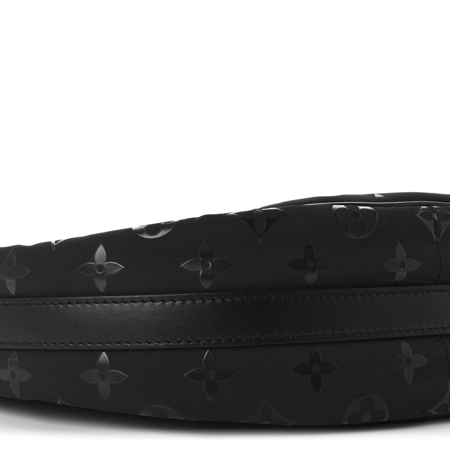 Nylon Monogram Loop Pocket Hobo Polar Night