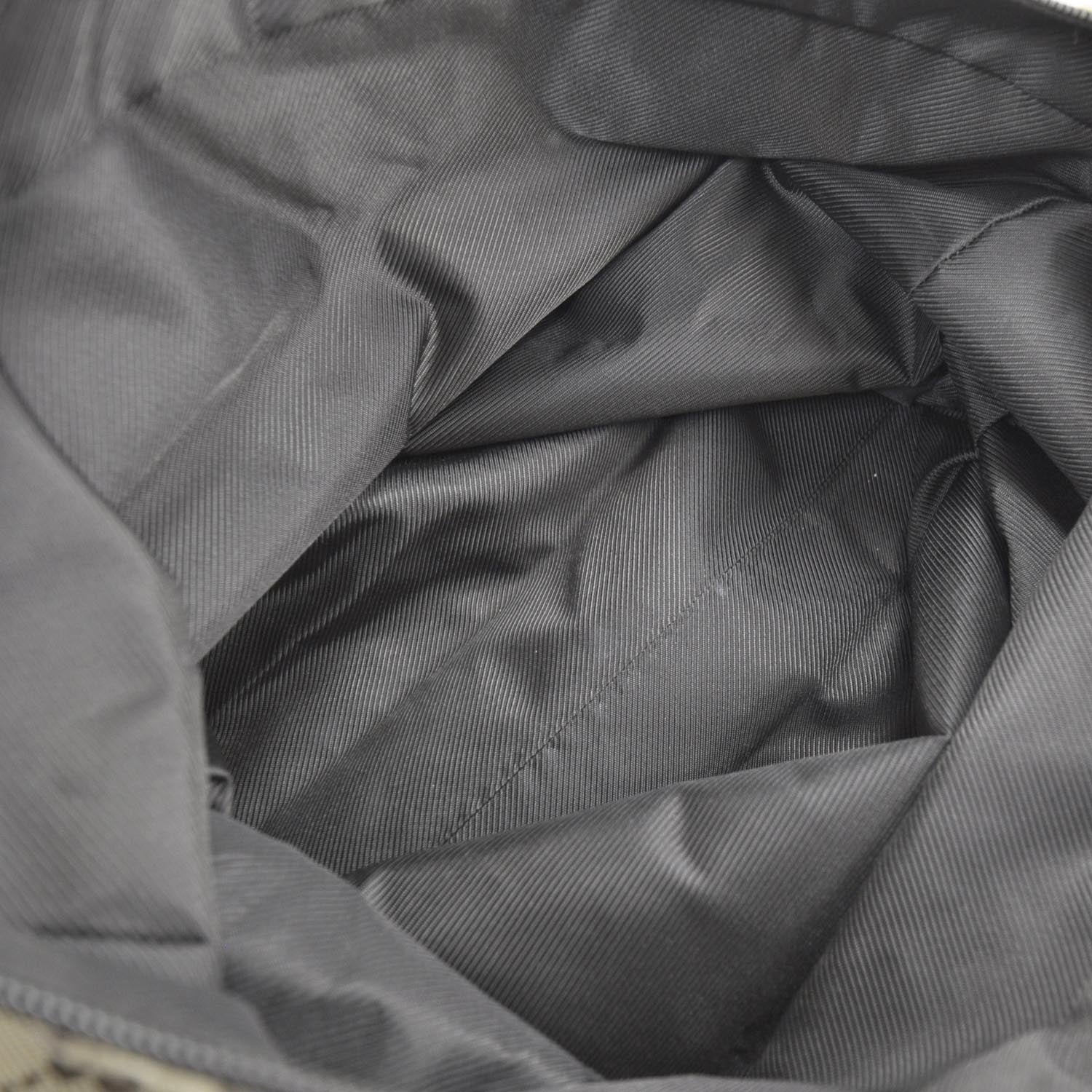 Gucci GG Monogram Large Web Handle Vertical Tote Dark Brown 6 of 9