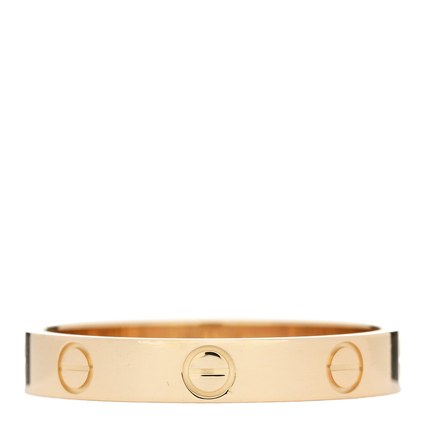 18K Yellow Gold 3.5mm LOVE Wedding Band Ring 61 9.5