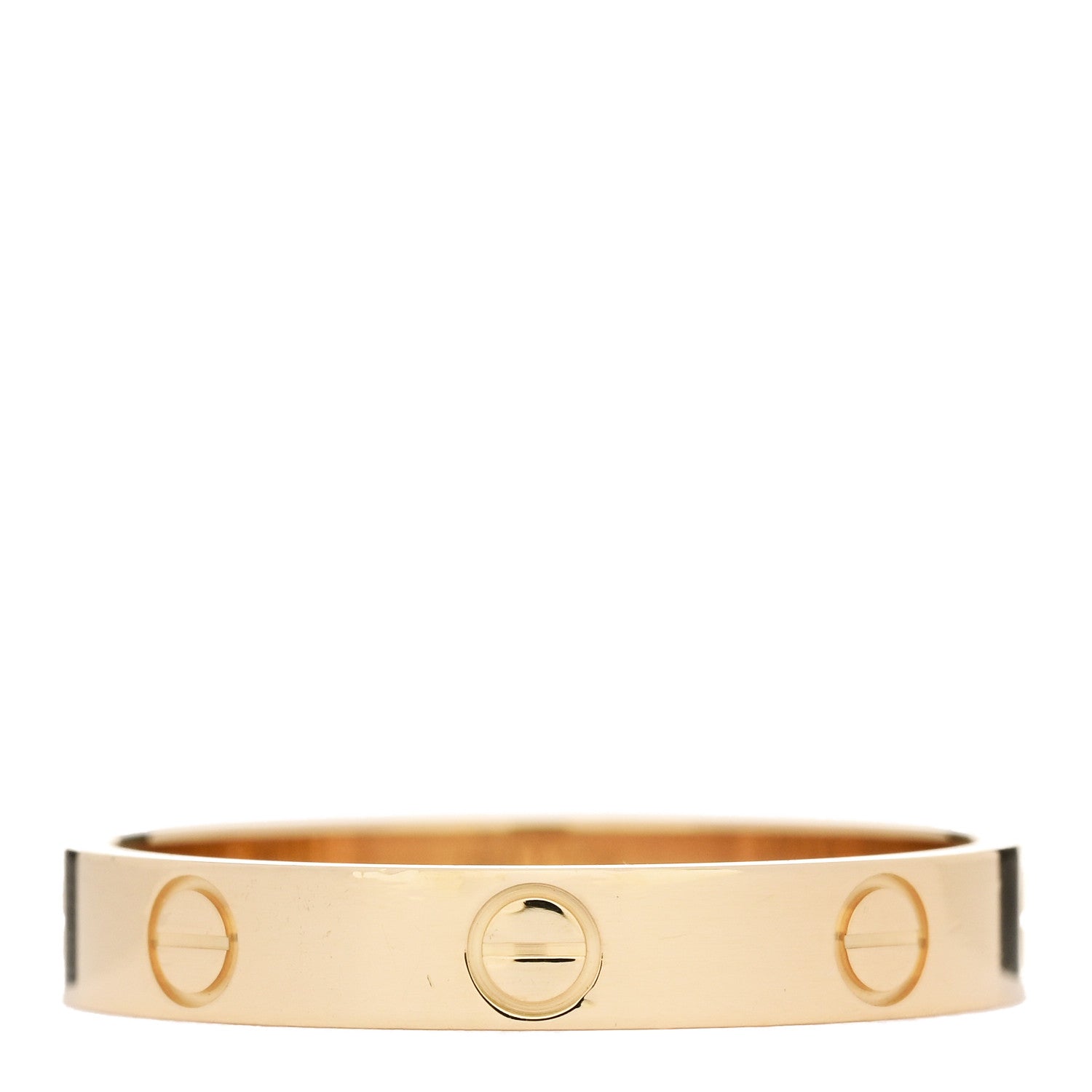 Cartier 18K Yellow Gold 3.5mm LOVE Wedding Band Ring 61 9.5 3 of 5