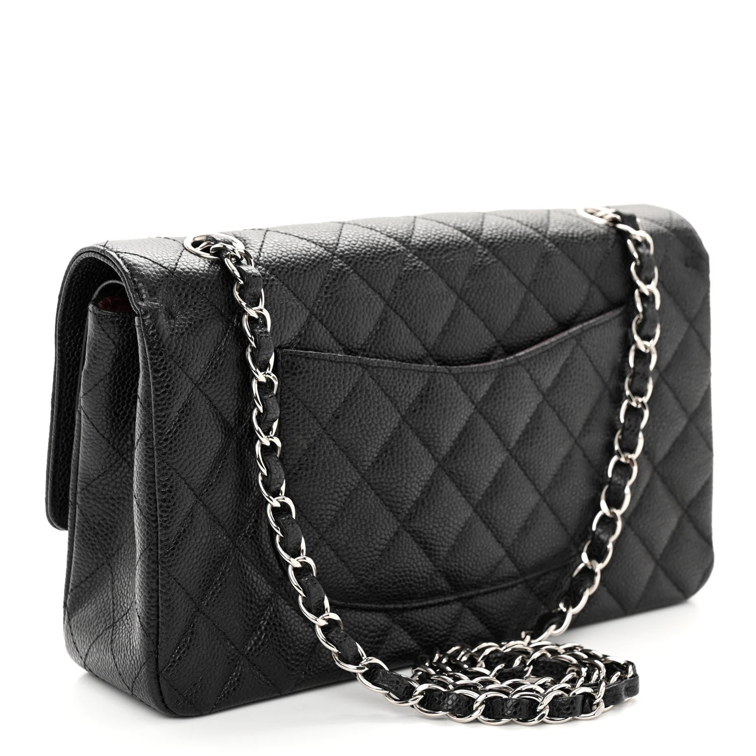 Chanel Caviar Quilted Medium Double Flap Black 3 of 11