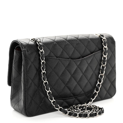 Chanel Caviar Quilted Medium Double Flap Black 3 of 11