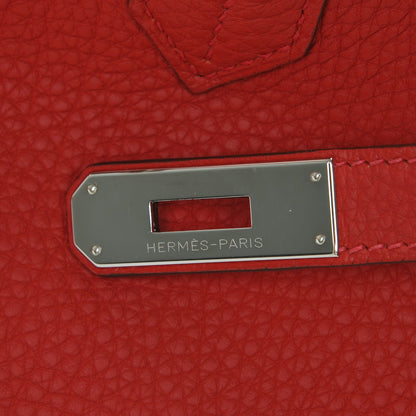 Hermes Togo Birkin 35 Rouge Casaque 15 of 23