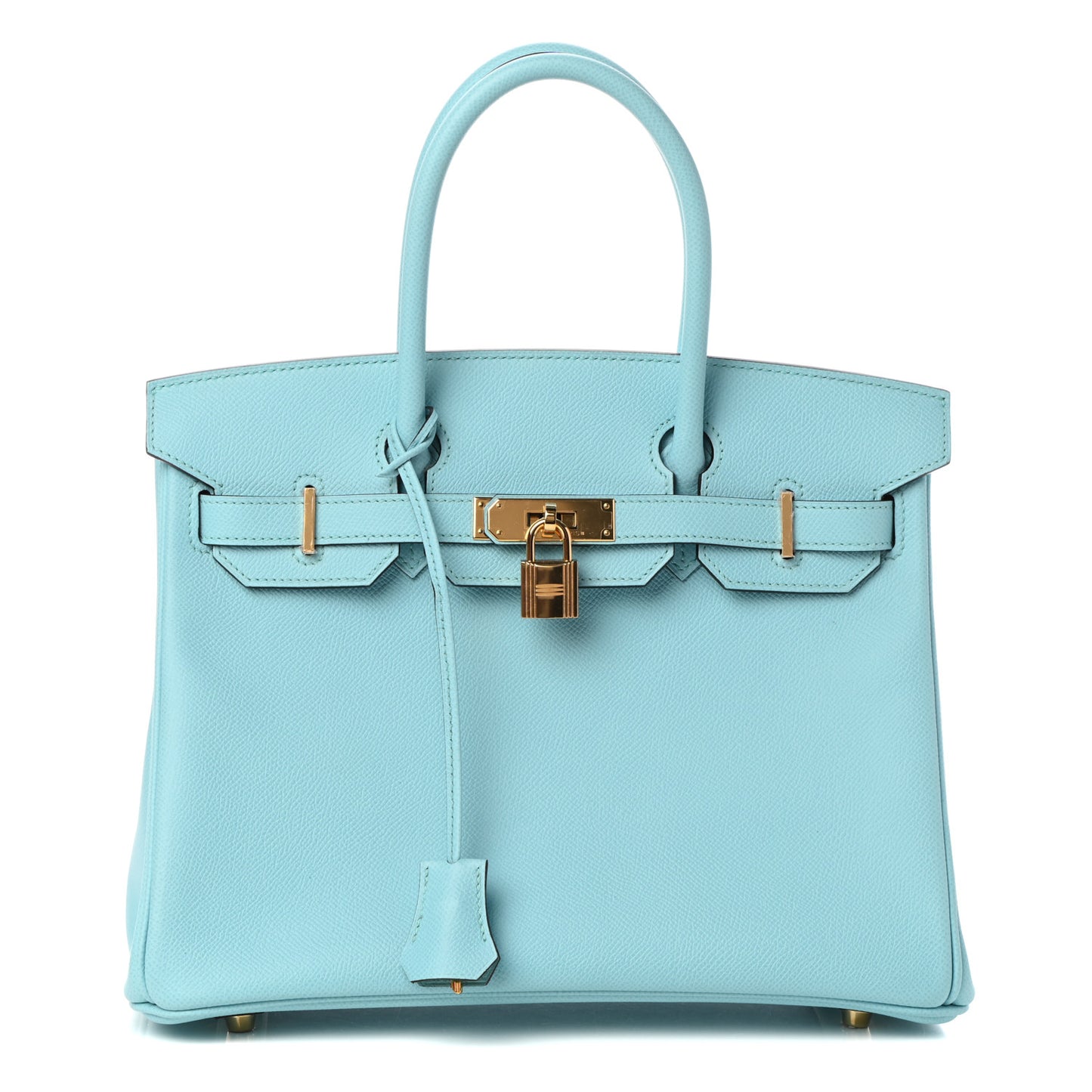 Epsom Birkin 30 Bleu Atoll