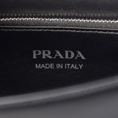 Prada City Calfskin Saffiano Racing Logo Elektra Shoulder Bag Black Verde 5 of 6