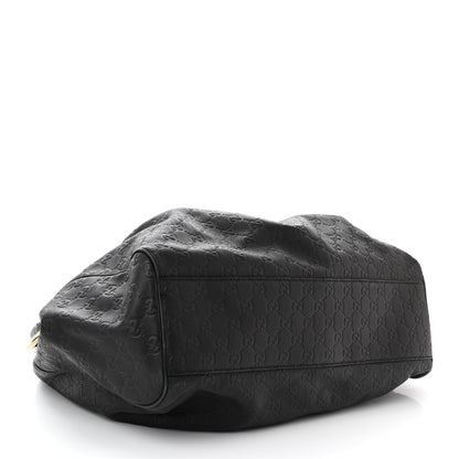 Gucci Guccissima Large Sukey Tote Black 4 of 16