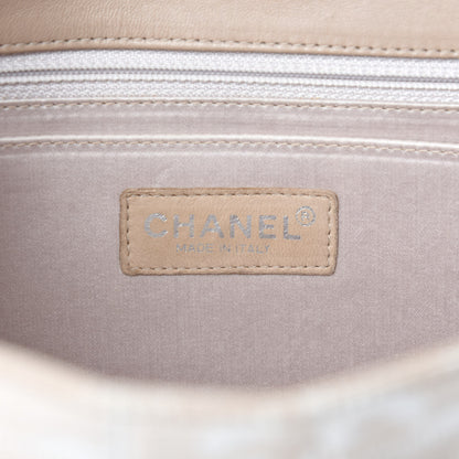 Chanel Nylon Medium Travel Flap Light Beige 11 of 13