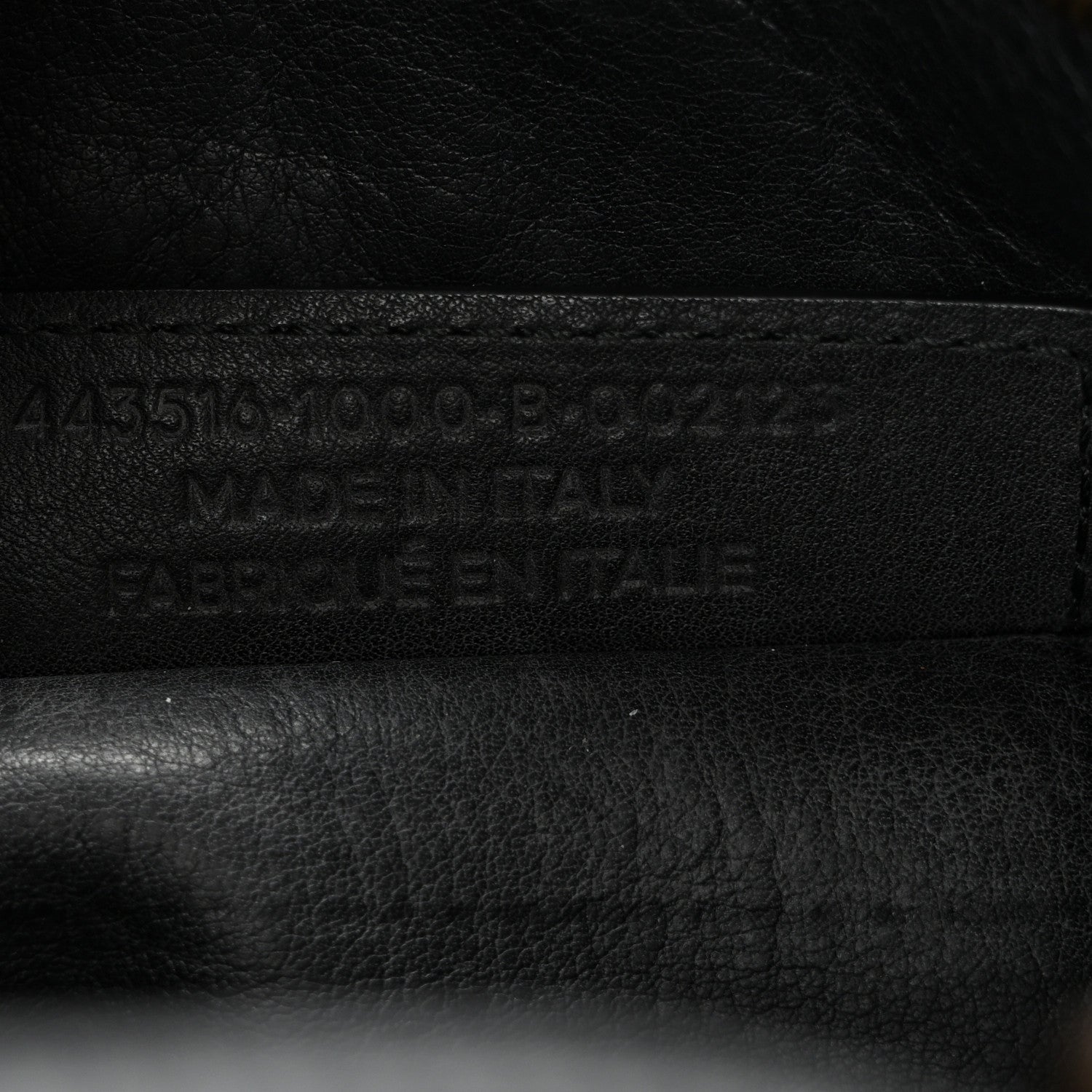 Balenciaga Veau Soyeux Perforated Blackout Hardware S City Black 7 of 11