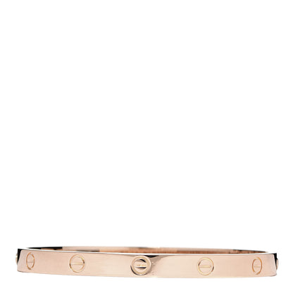Cartier 18K Pink Gold LOVE Bracelet 19 1 of 7