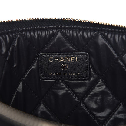Chanel Lambskin Bi Quilted Medium Cosmetic Case Black 6 of 11