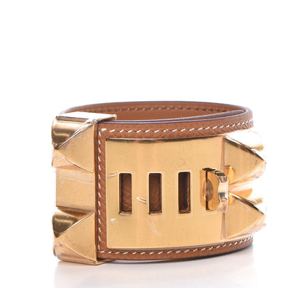 Hermes Epsom Collier de Chien CDC Bracelet T2 Gold 4 of 8