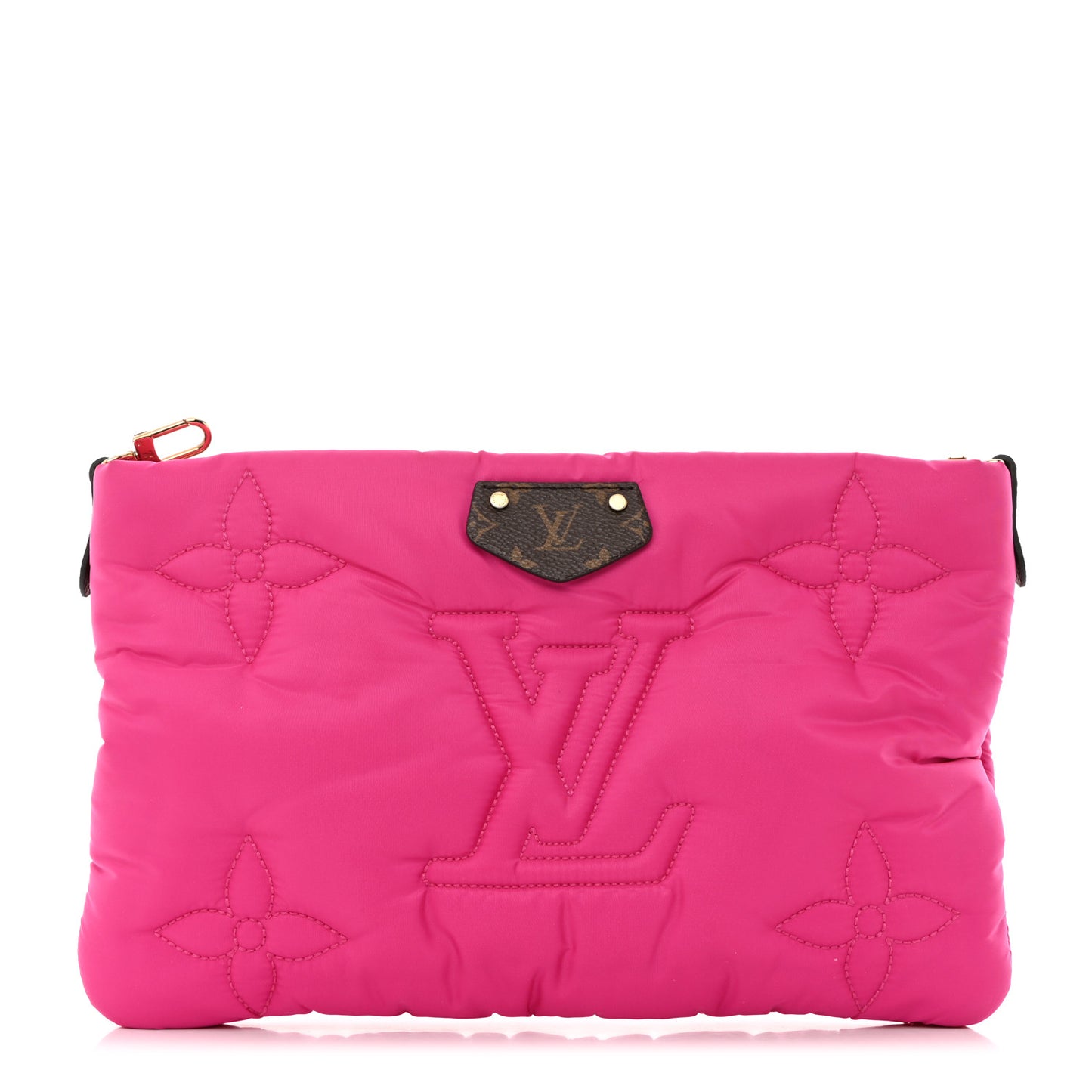 Econyl Monogram Pillow Maxi Multi Pochette Accessories Mini Pochette Fuchsia