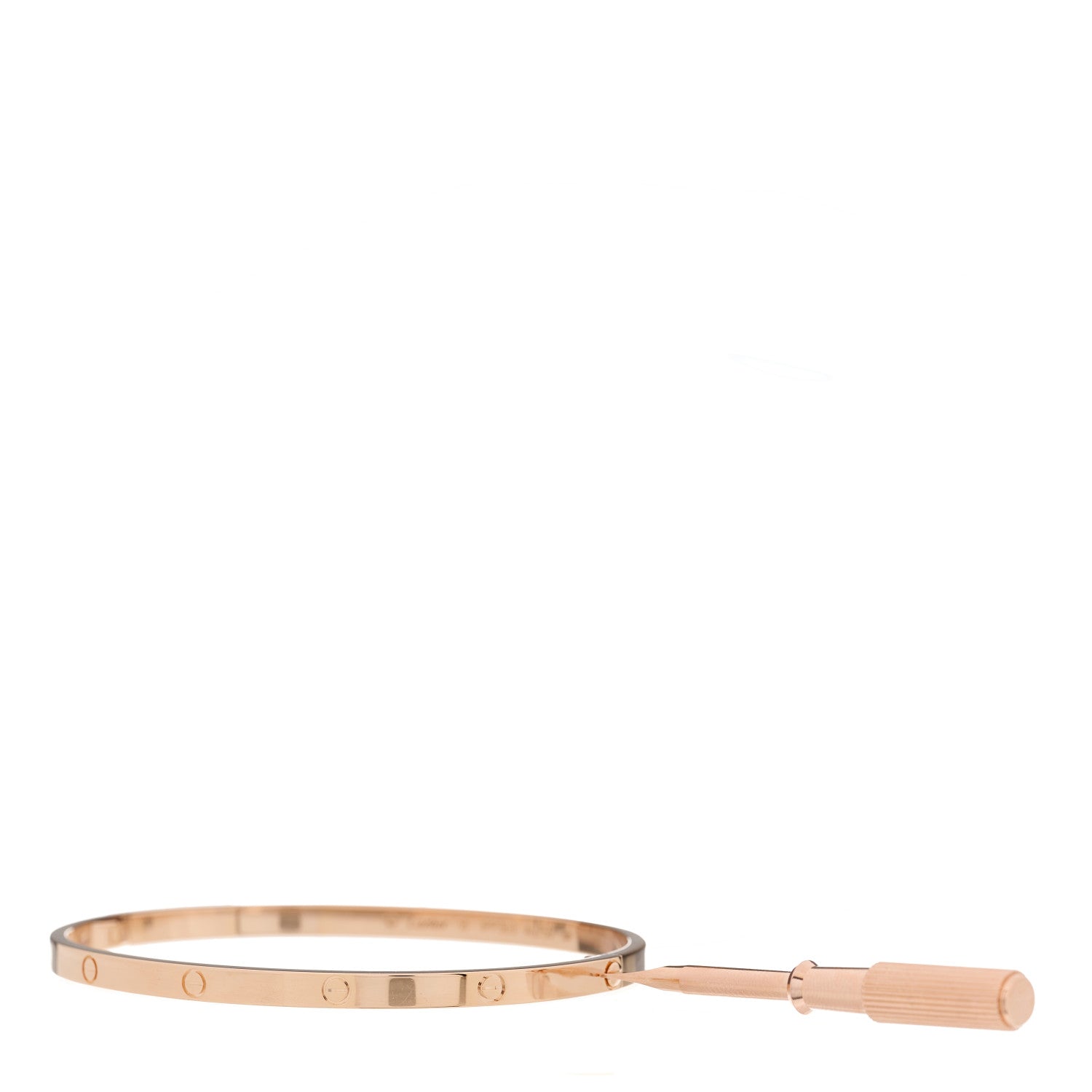 Cartier 18K Pink Gold Small LOVE Bracelet 18 4 of 5