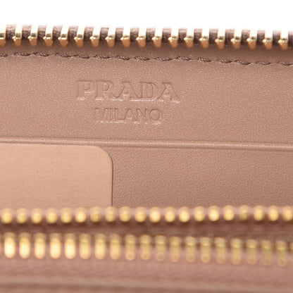 Prada Python Zip Around Wallet Brandy 6 of 10