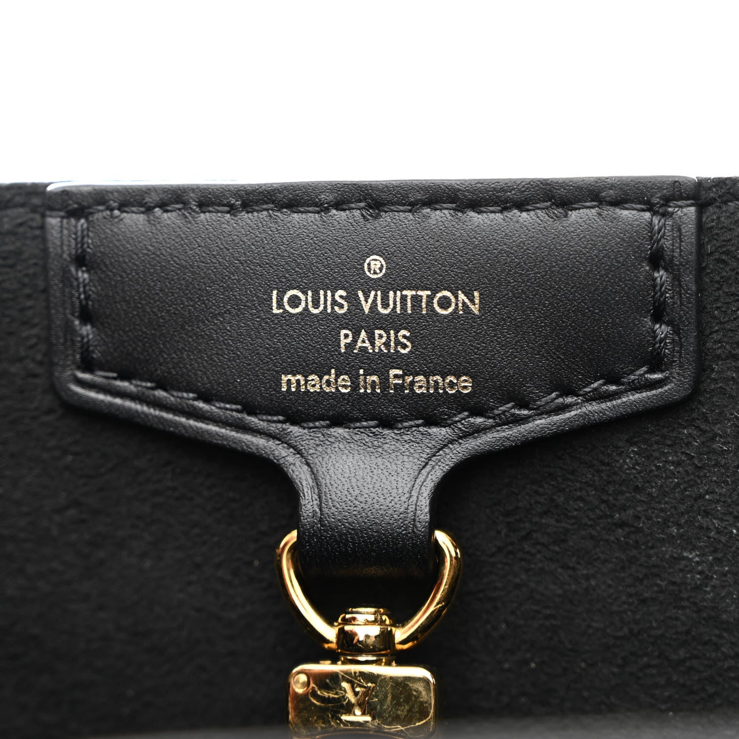 Louis Vuitton Damier Ebene Belmont MM Black 6 of 11