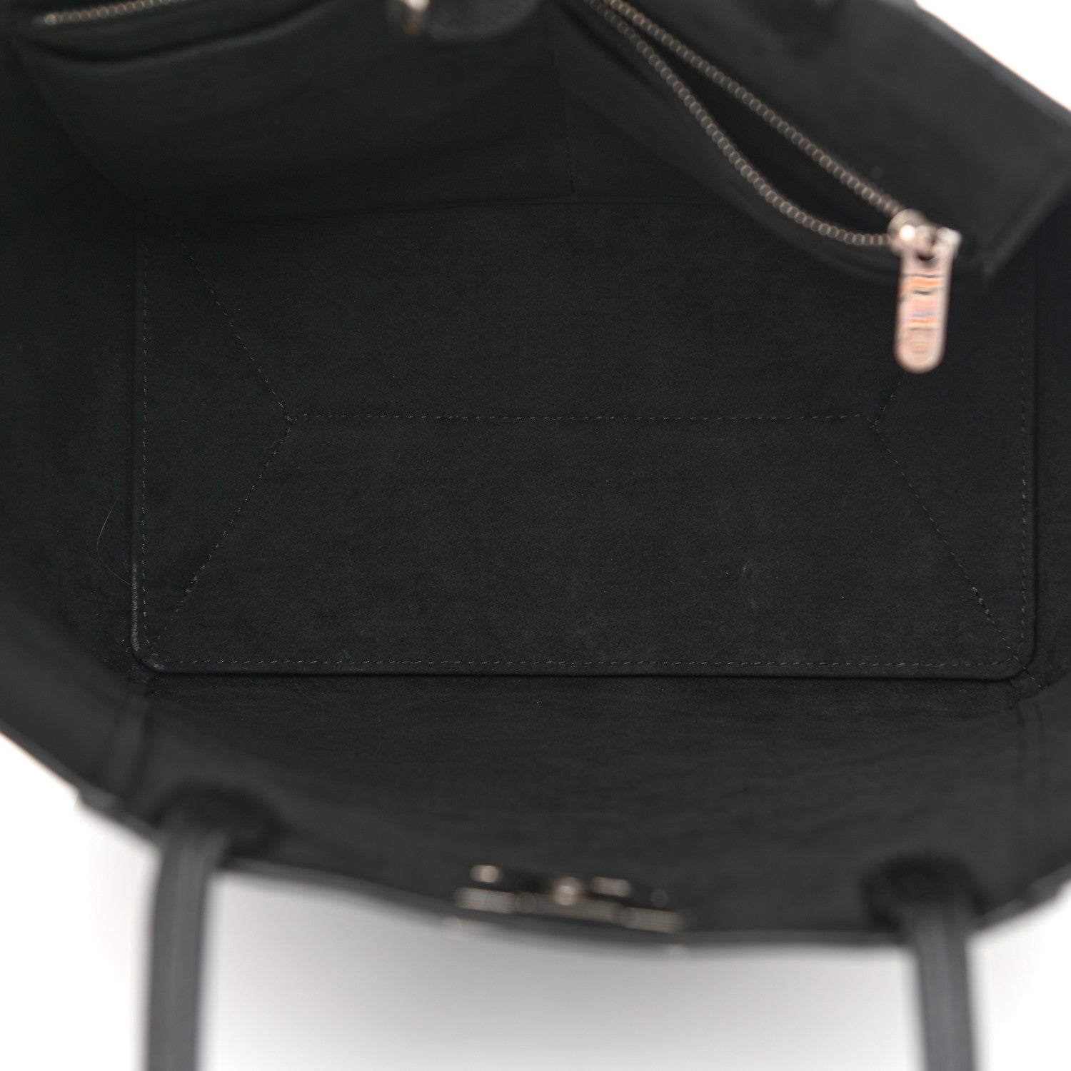 Louis Vuitton Calfskin Lockme Cabas Black 5 of 13