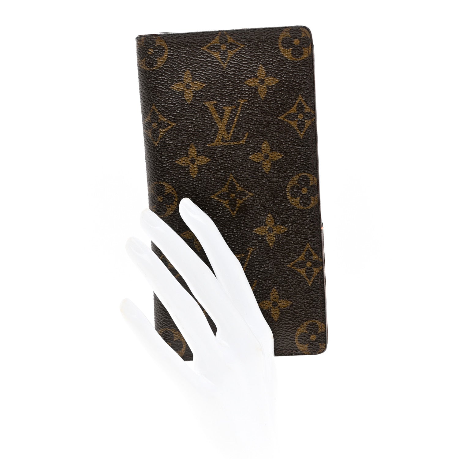 Louis Vuitton Monogram Porte Valeurs Checkbook Wallet 2 of 8