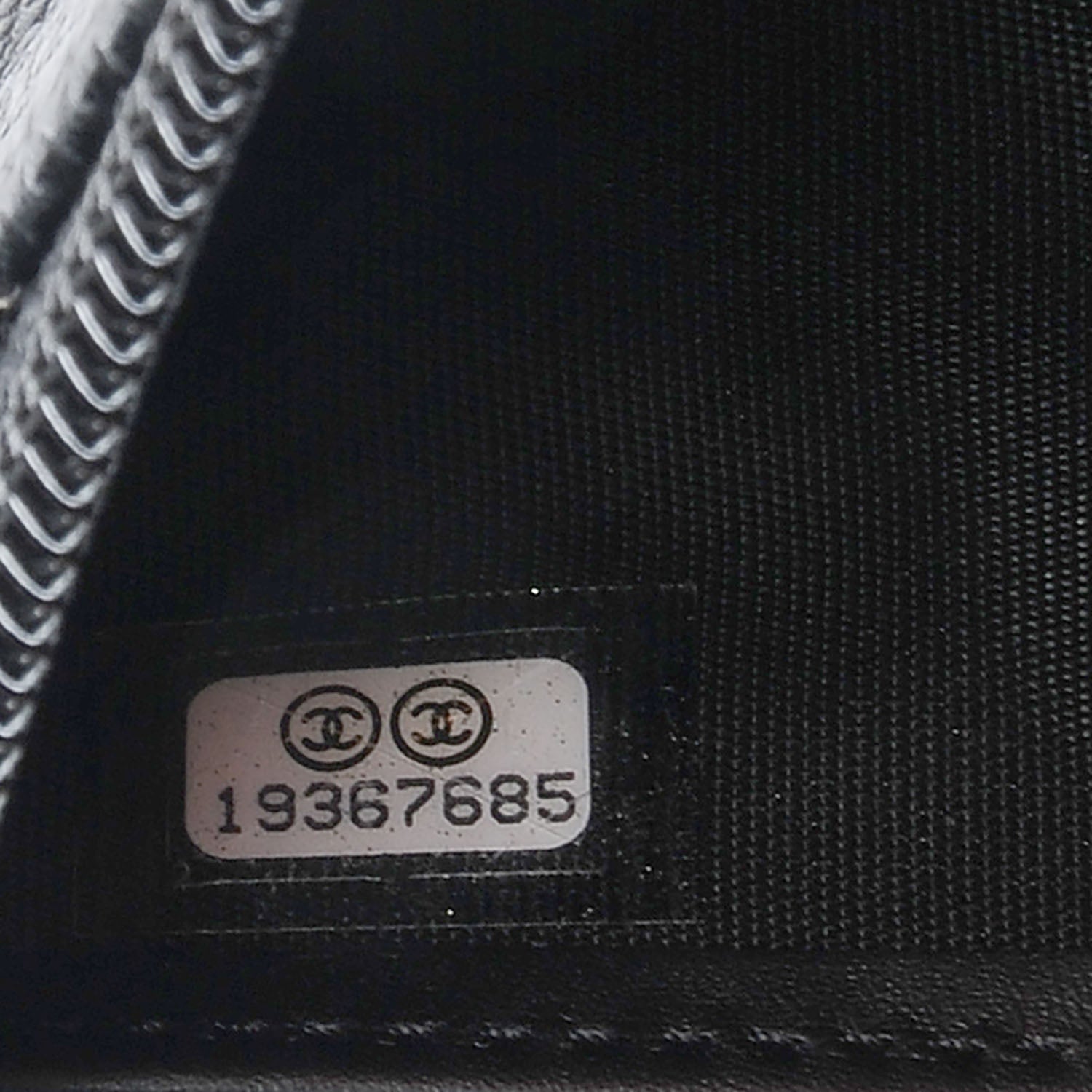 Chanel Caviar CC Large Gusset Zip Around Wallet Black 9 of 9