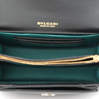 Bulgari Calfskin Serpenti Forever Crossbody Bag Black 6 of 13