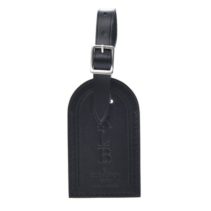 Louis Vuitton Calfskin Luggage Tag Black 1 of 5