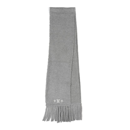 Louis Vuitton Wool LV Fluffy Scarf Grey 2 of 3