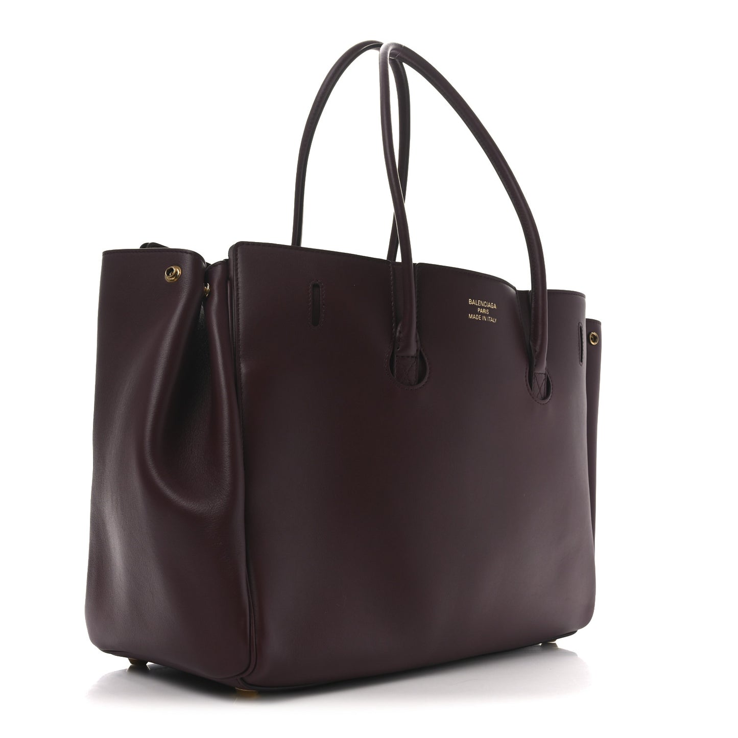 Smooth Calfskin Medium Bel Air Carry All Bag Dark Burgundy
