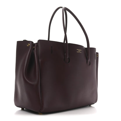 Balenciaga Smooth Calfskin Medium Bel Air Carry All Bag Dark Burgundy 3 of 9