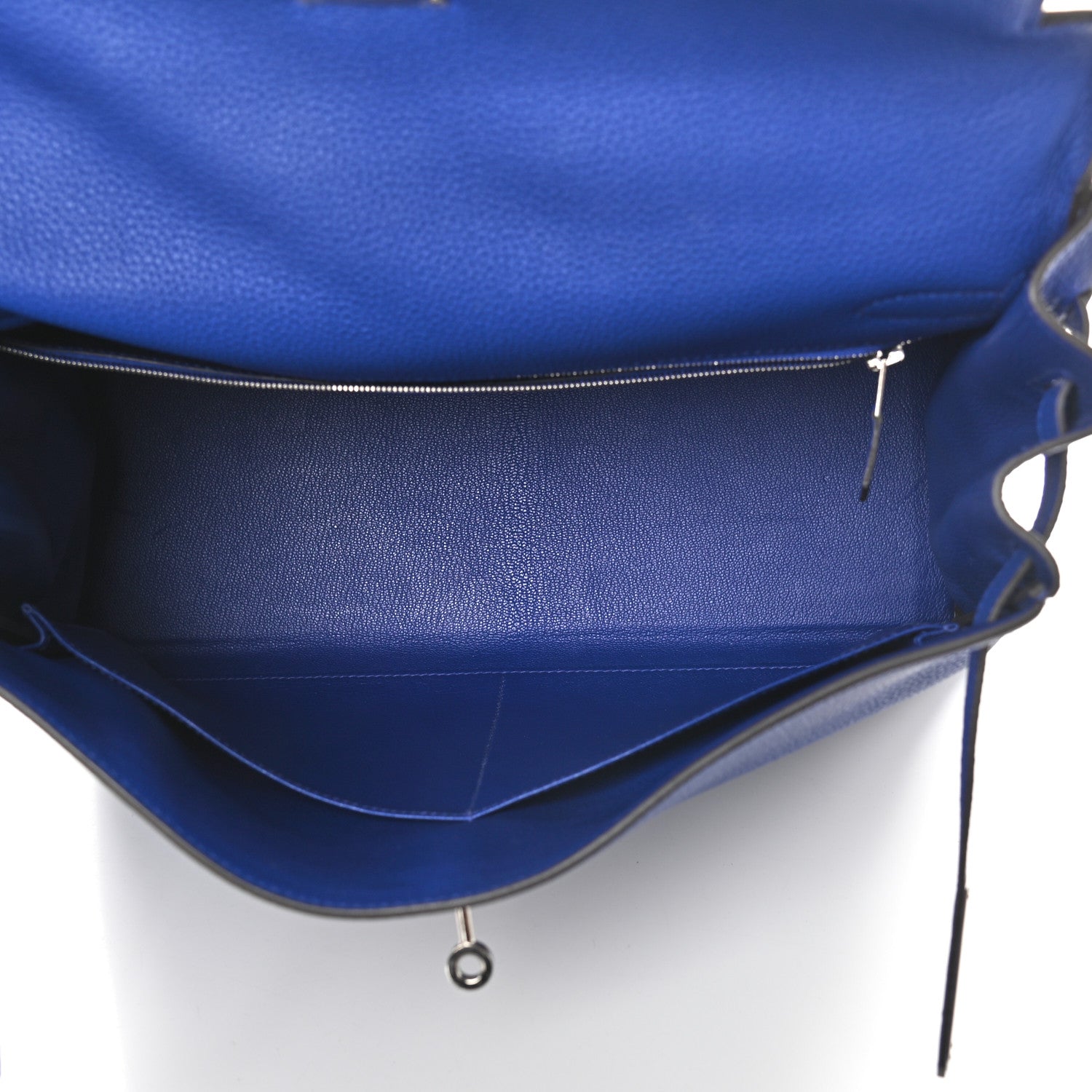 Hermes Togo Kelly Retourne 35 Bleu Electrique 5 of 12