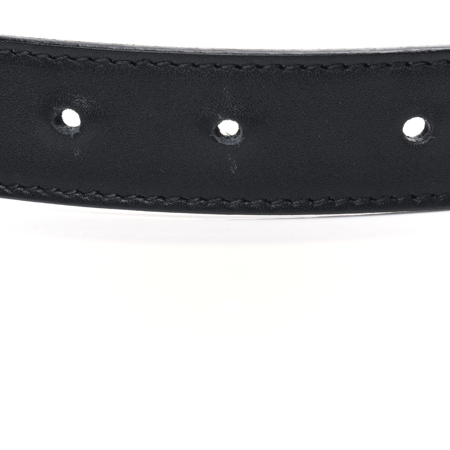 Gucci Moon Calfskin Torchon Double G 25mm Belt 75 30 Black 5 of 10