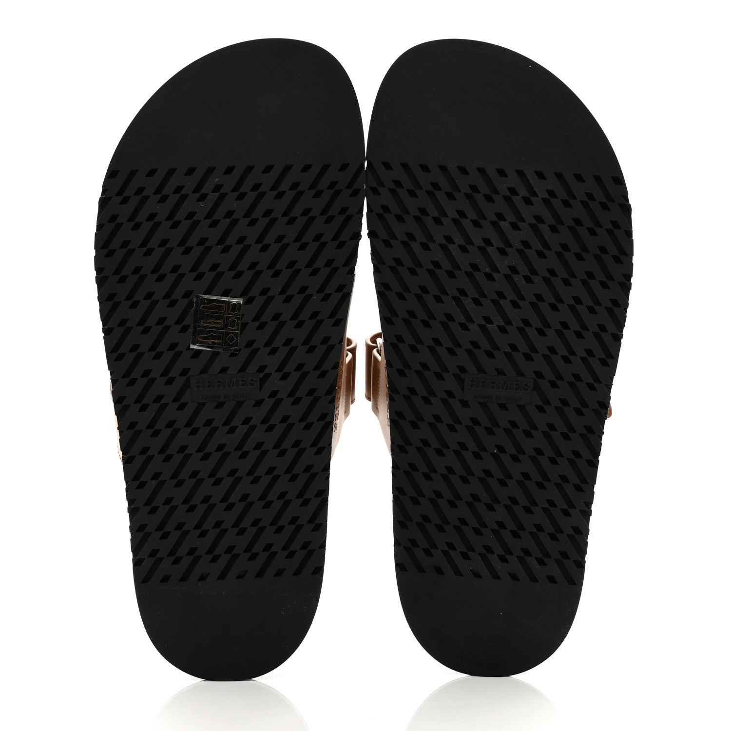 Hermes Calfskin Womens Chypre Sandals 38 Naturel 5 of 9