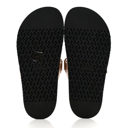 Hermes Calfskin Womens Chypre Sandals 38 Naturel 5 of 9