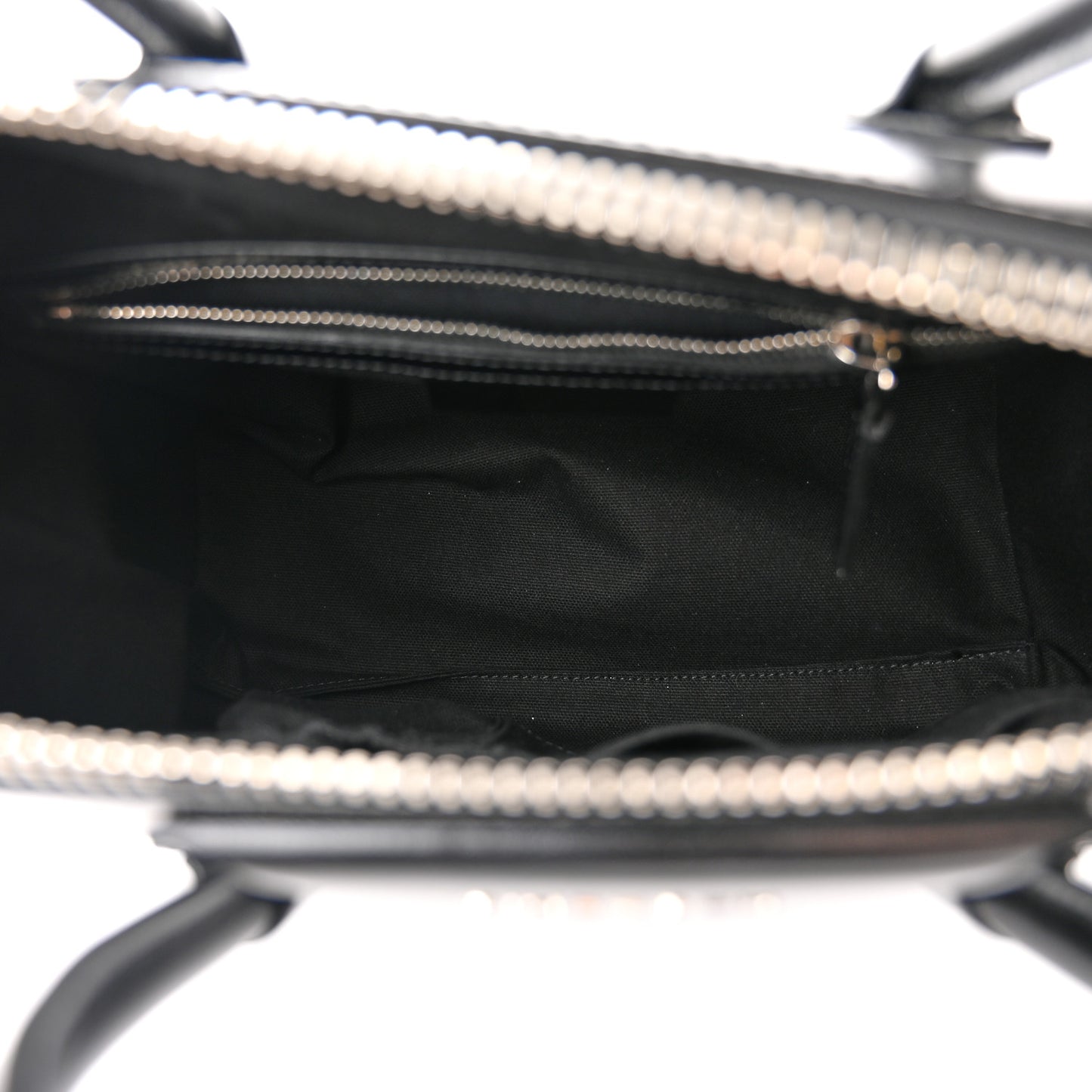 Shiny Lord Calfskin Small Antigona Black
