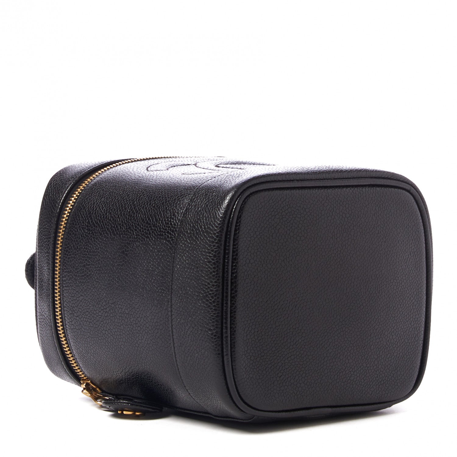 Chanel Caviar Vanity Cosmetic Case Black 3 of 8