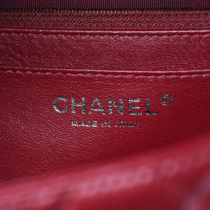 Chanel Caviar Quilted Jumbo Single Flap Dark Red 8 of 10