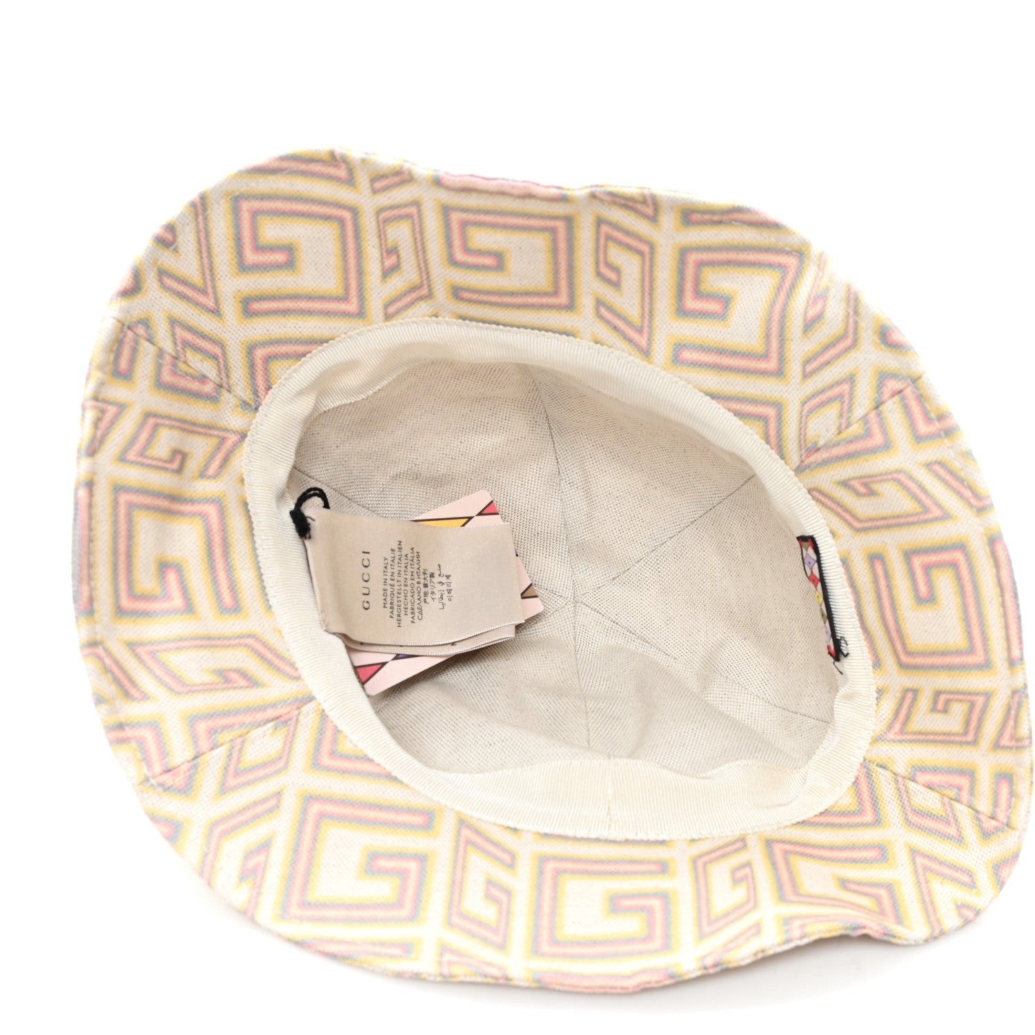 Gucci Canvas Lovelight Bucket Hat L Butter Pink 7 of 9