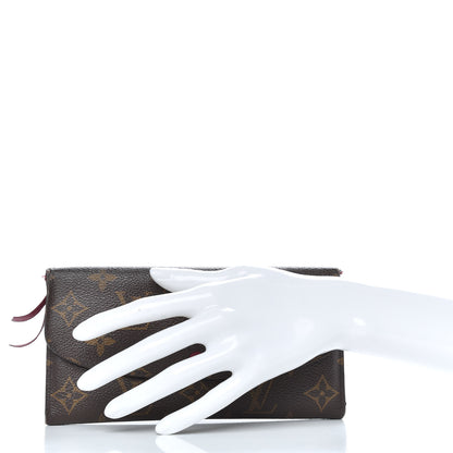 Louis Vuitton Monogram Emilie Wallet Fuchsia 2 of 9