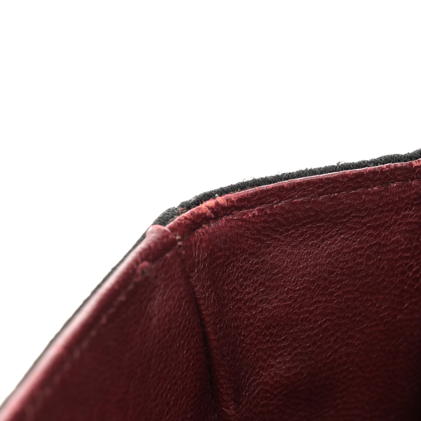 Jersey Quilted Medium Double Flap Black