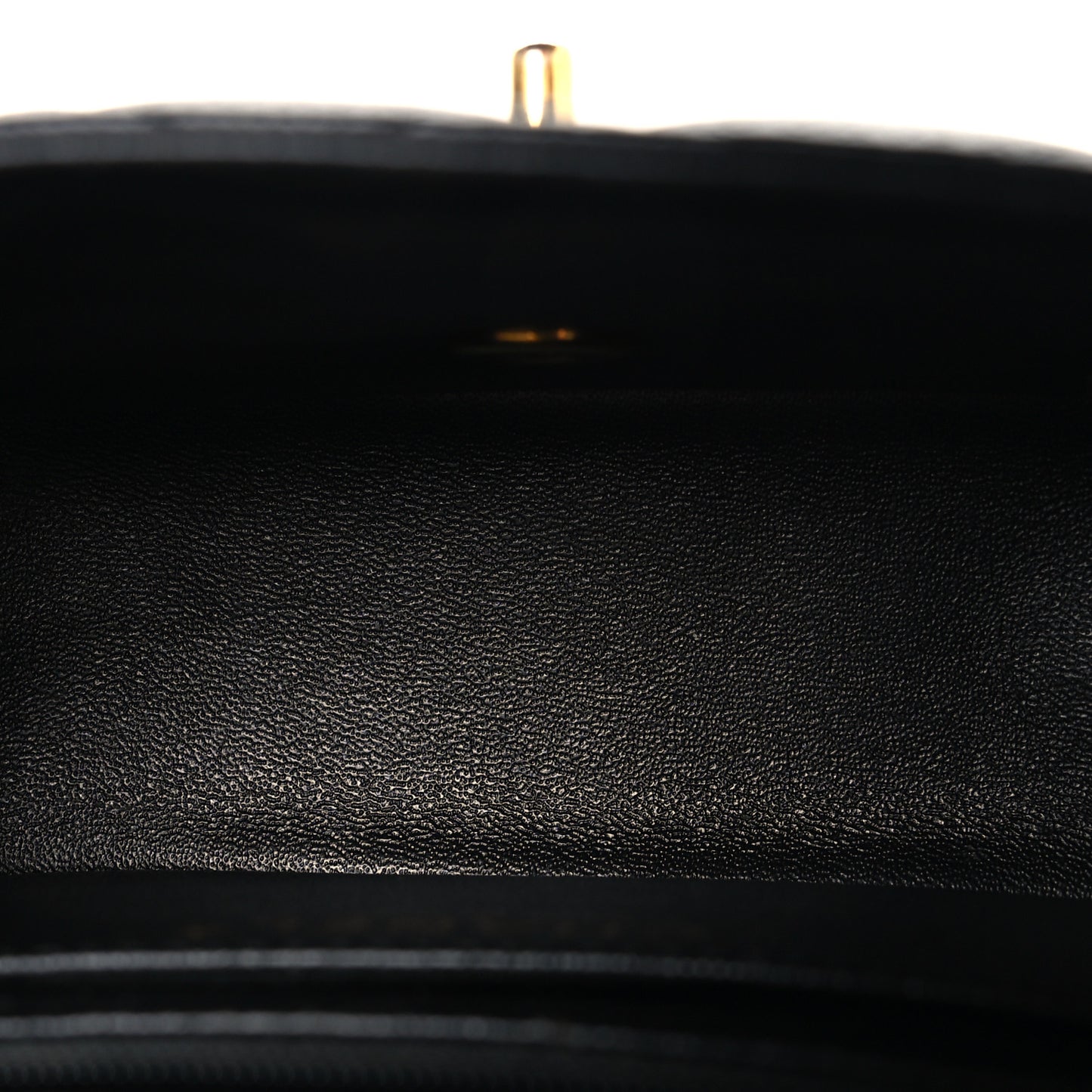 Caviar Quilted Mini Square Flap Black