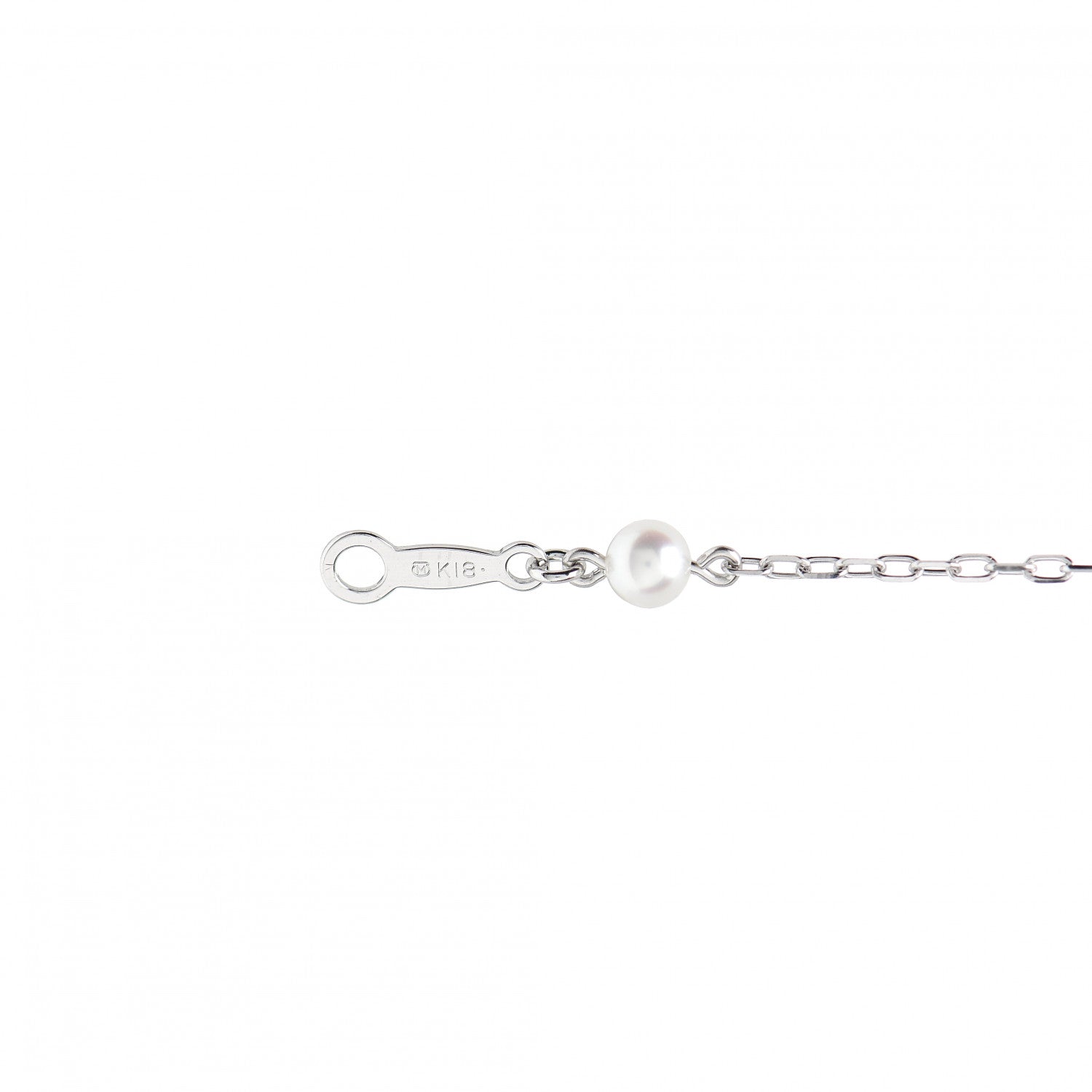 Mikimoto 18K White Gold Akoya Pearl 3-3.5mm Station Bracelet 3 of 3