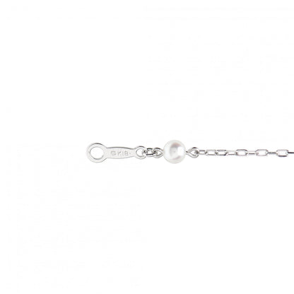 Mikimoto 18K White Gold Akoya Pearl 3-3.5mm Station Bracelet 3 of 3