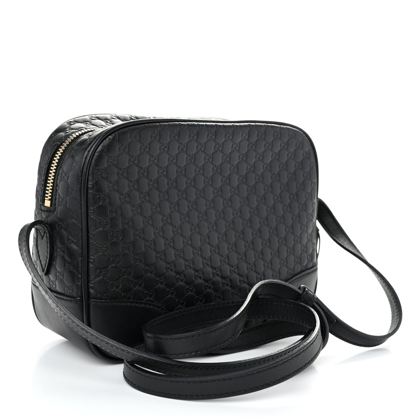 Microguccissima Mini Bree Messenger Bag Black