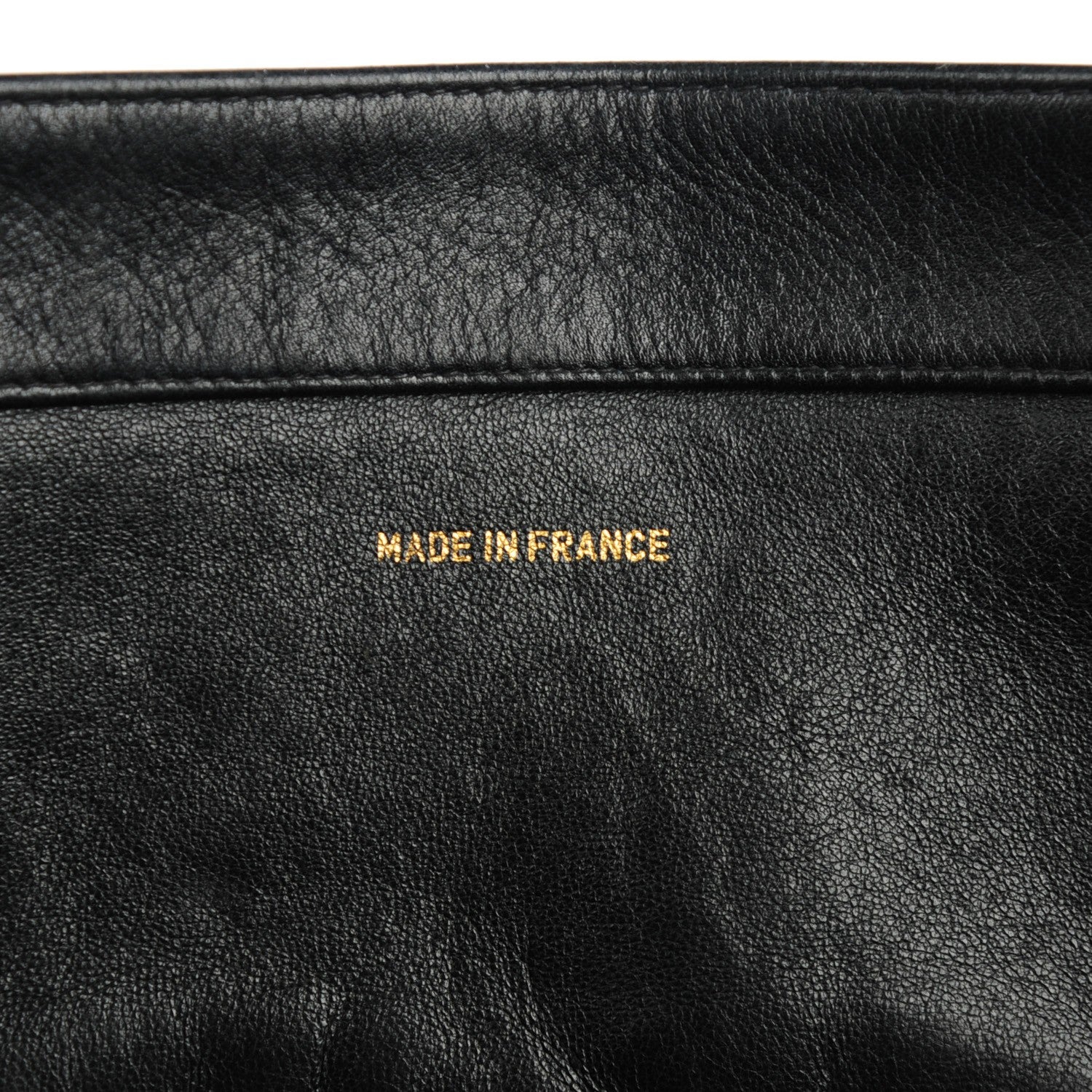 Chanel Lambskin Jumbo Shoulder Bag Black 7 of 8