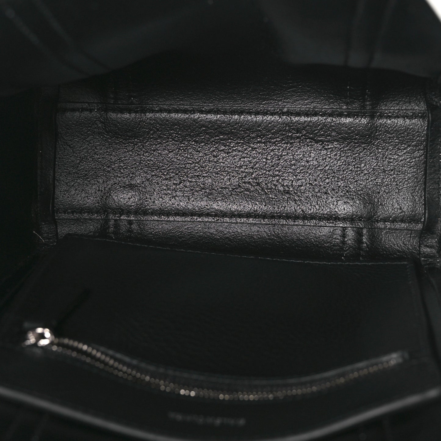Smooth Calfskin Double Sided XXS Everyday Tote White Light Black